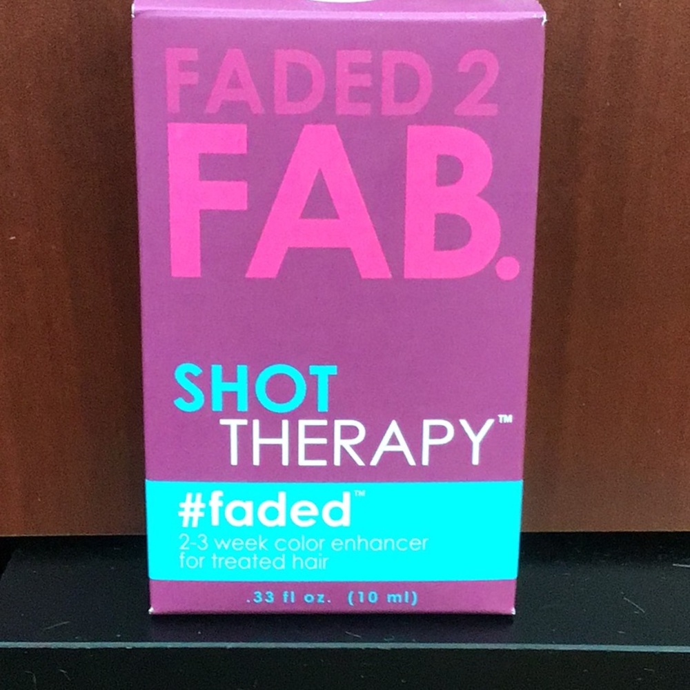 Faded 2 Fab Shot Therapy Color Enhancer Refresher‎ 0.33 fl oz for Treated Hair